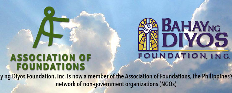 Bahay ng Diyos Foundation joins the Association of Foundations